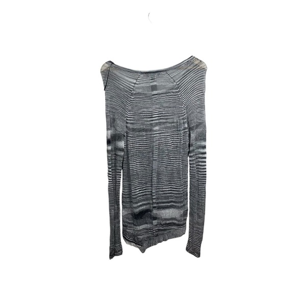 VINTAGE Rock & Republic Marled Open-Work Sweater in Grey Size XL - Picture 10 of 12